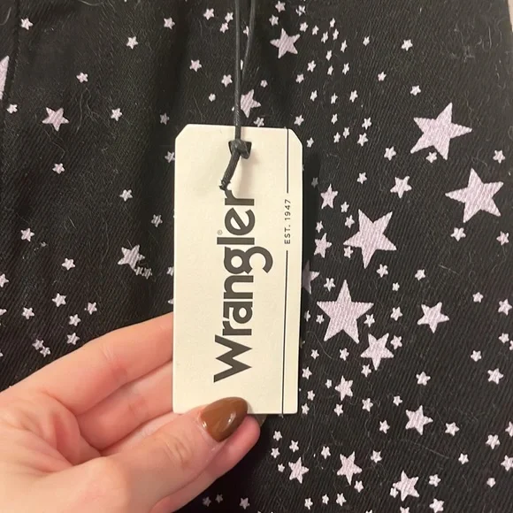 Free People X Wrangler High Rise Flare Jeans - Picture 3 of 6